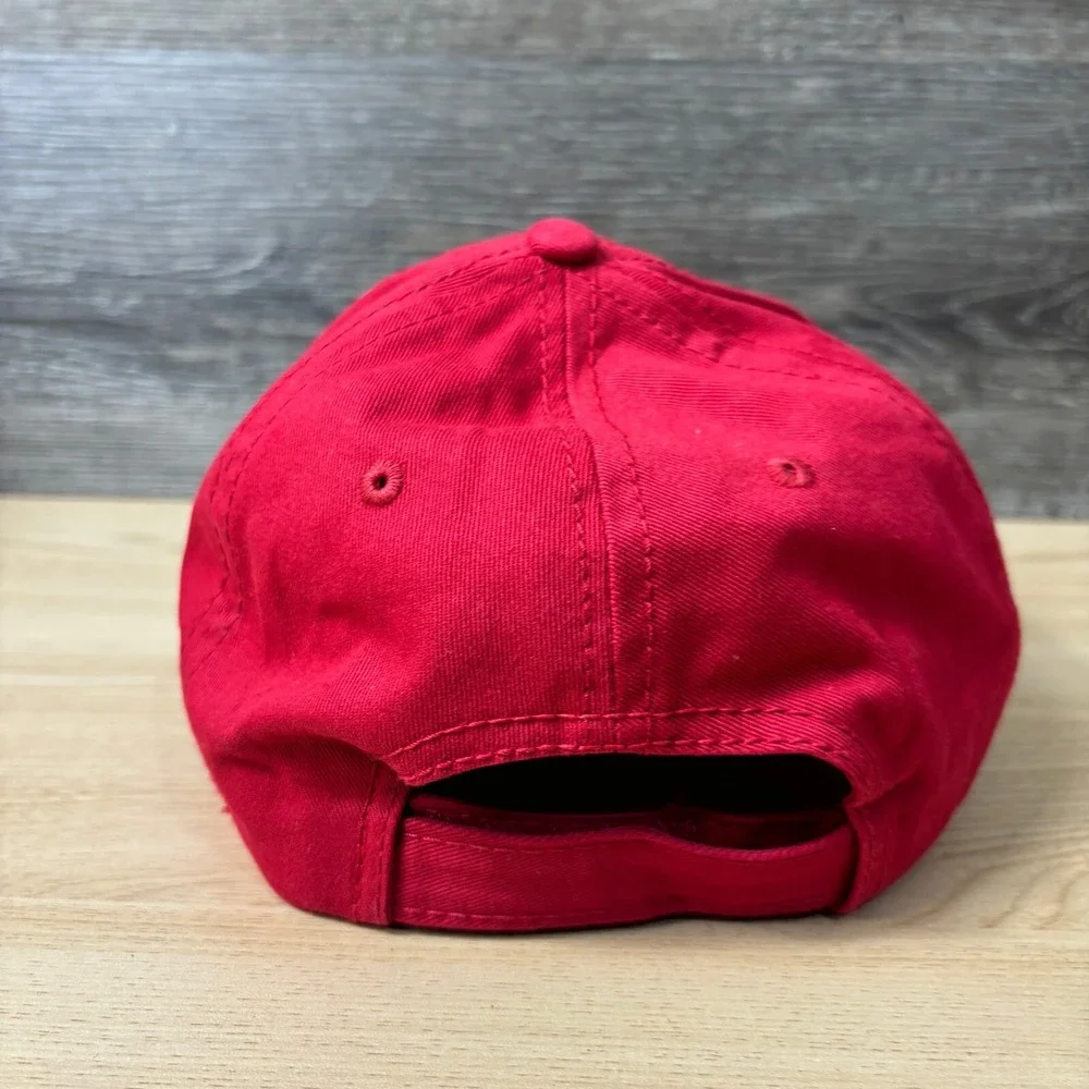 Sea Mountain Golf Hat Cap Strap Back‎ Red Sitka Alaska Adjustable